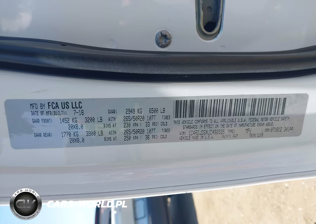 2018 Dodge Durango Gt Awd VIN:1C4RDJDGXJC486535 - 9