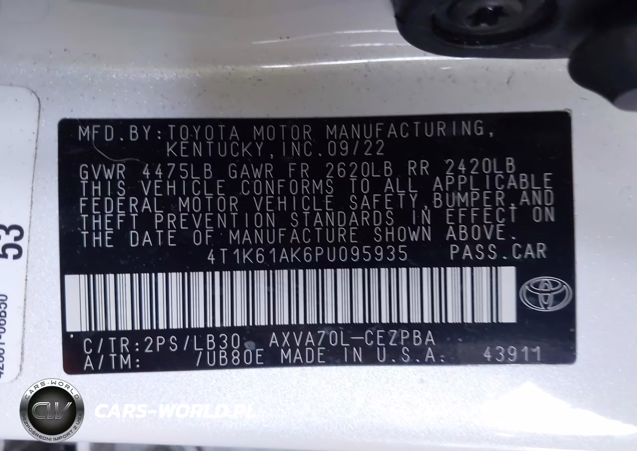 2023 Toyota Camry Xse VIN:4T1K61AK6PU095935 - 9
