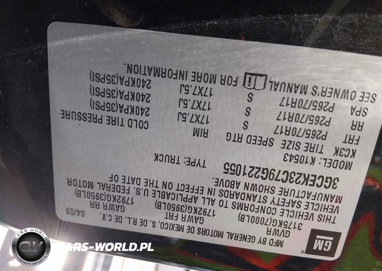 2009 Chevrolet Silverado 1500 Lt VIN:3GCEK23C79G221055 - 9