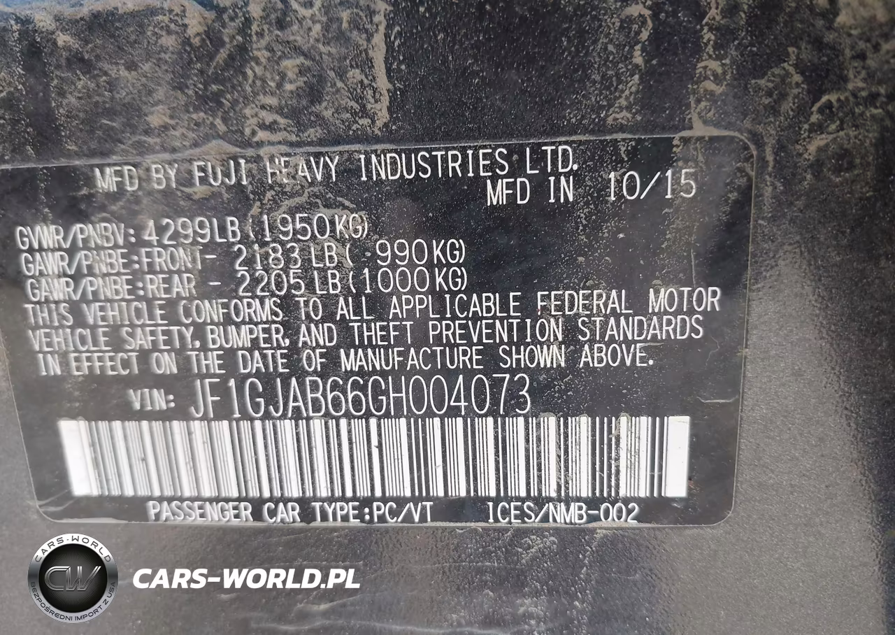 2016 Subaru Impreza 2.0I Premium VIN:JF1GJAB66GH004073 - 9