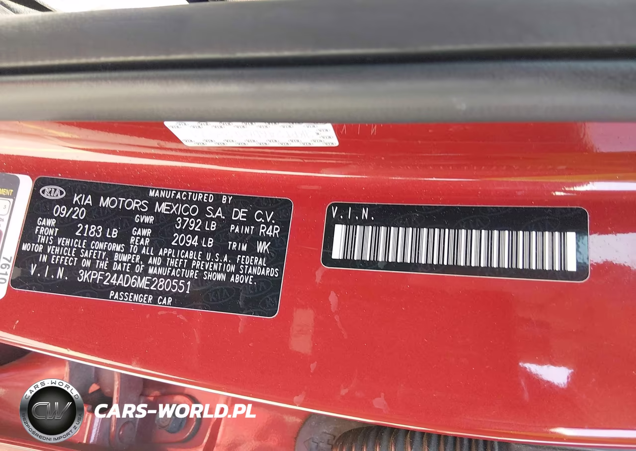 2021 Kia Forte Lxs VIN:3KPF24AD6ME280551 - 9