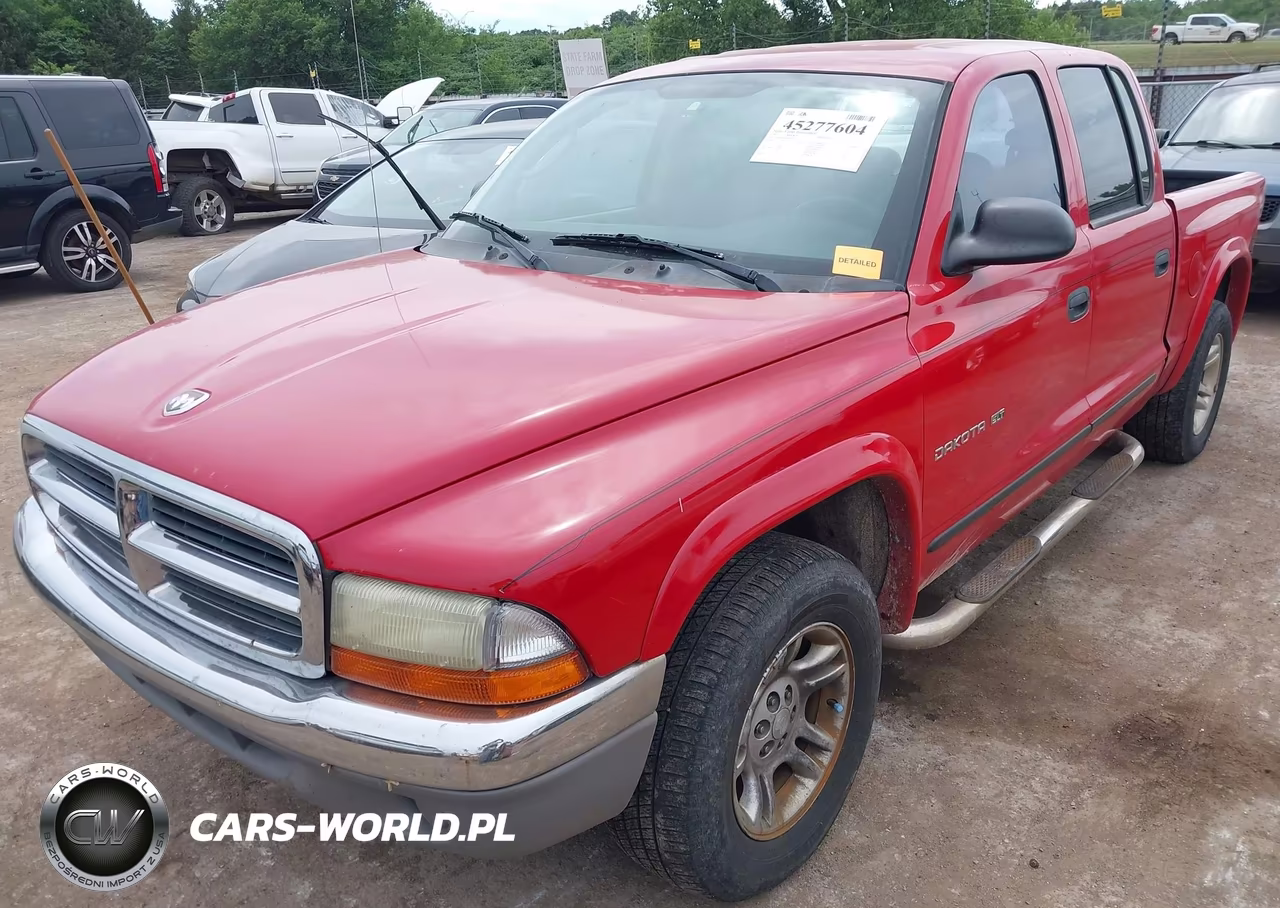 2002 Dodge Dakota Slt VIN:1B7HL48N02S507747 - 2