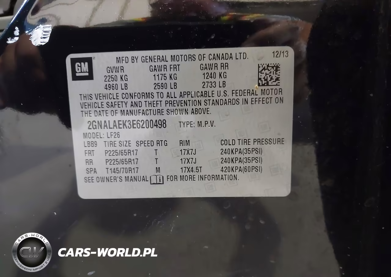 2014 Chevrolet Equinox Ls VIN:2GNALAEK3E6200498 - 9