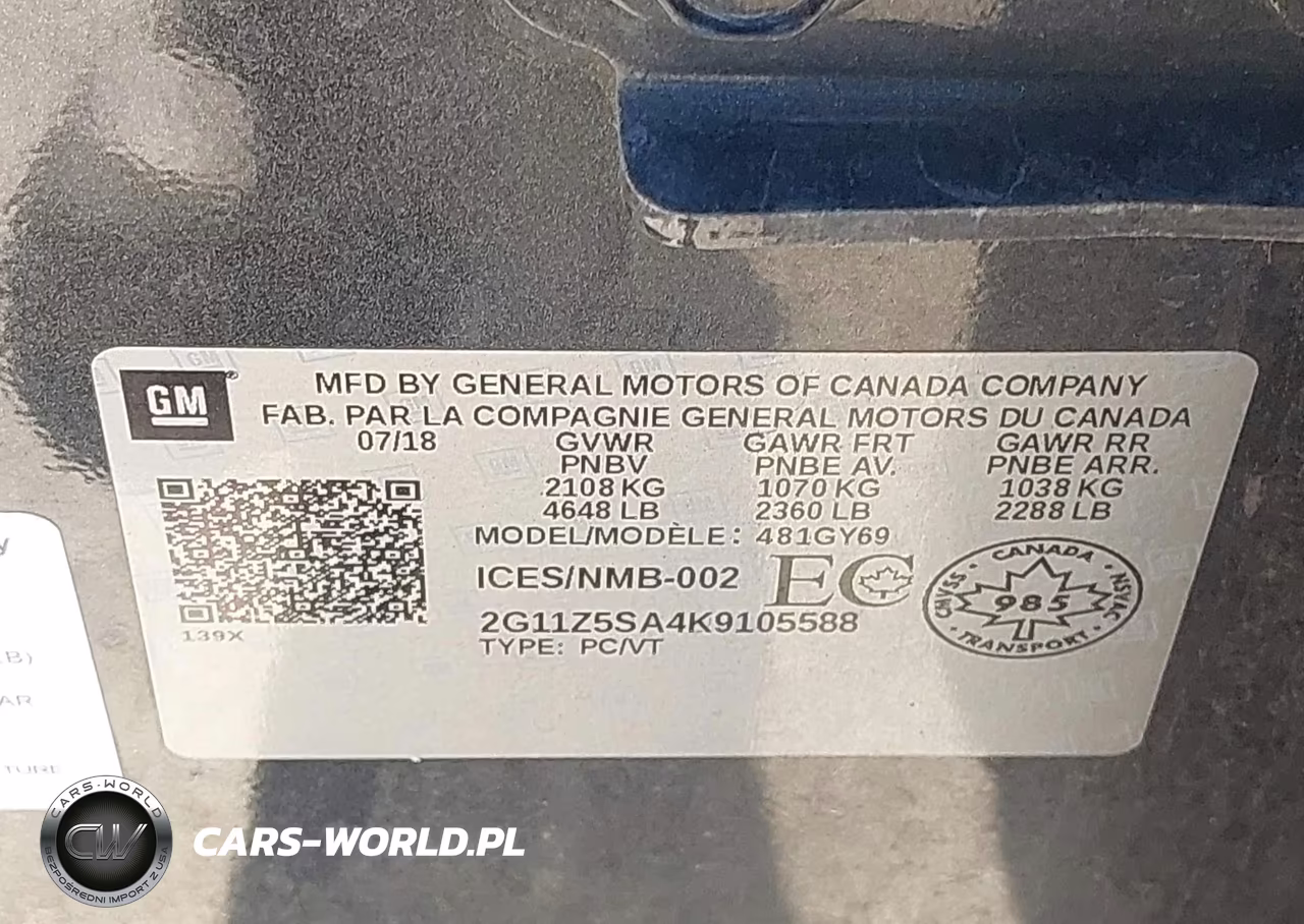 2019 Chevrolet Impala 1Lt VIN:2G11Z5SA4K9105588 - 9