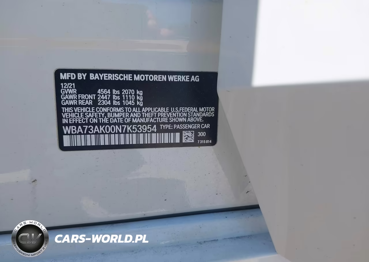 2022 BMW 228 Gran Coupe I xDrive VIN:WBA73AK00N7K53954 - 9