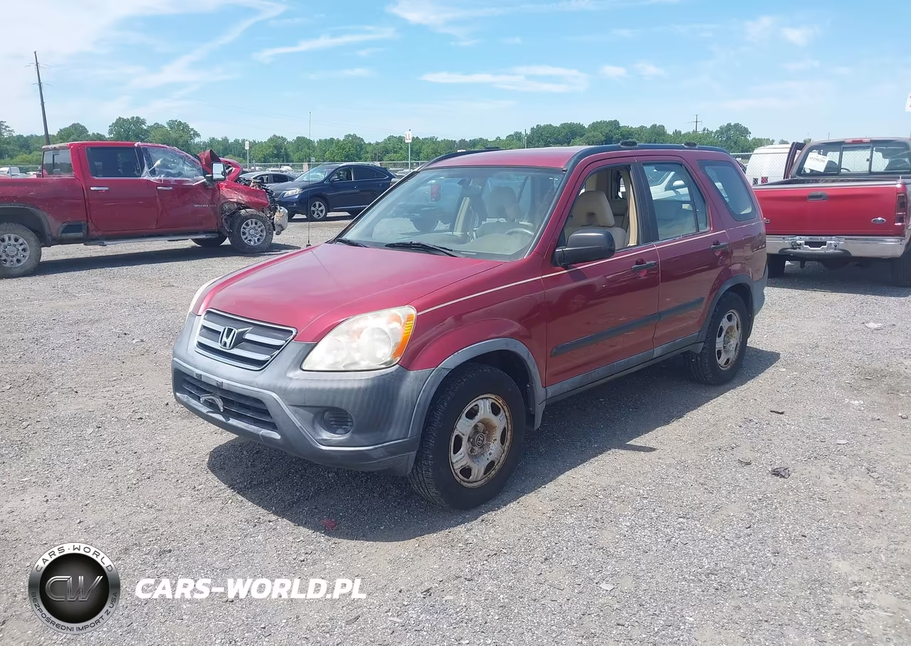 2005 Honda Cr-V Lx VIN:SHSRD78555U343263 - 2