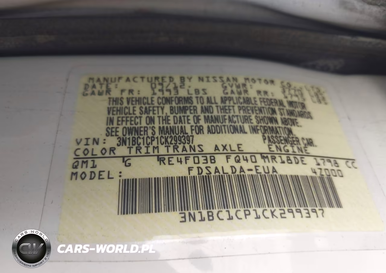 2012 Nissan Versa 1.8 S VIN:3N1BC1CP1CK299397 - 9