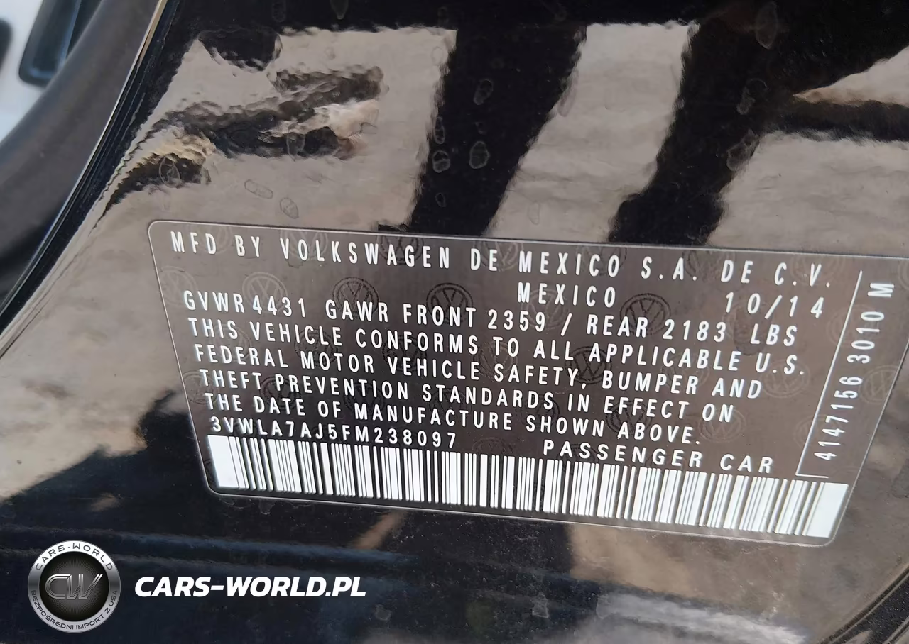2015 Volkswagen Jetta 2.0L Tdi Sel VIN:3VWLA7AJ5FM238097 - 9