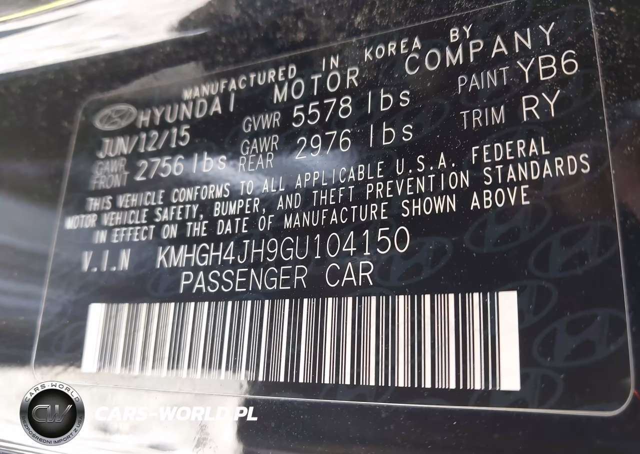 2016 Hyundai Equus Ultimate VIN:KMHGH4JH9GU104150 - 9