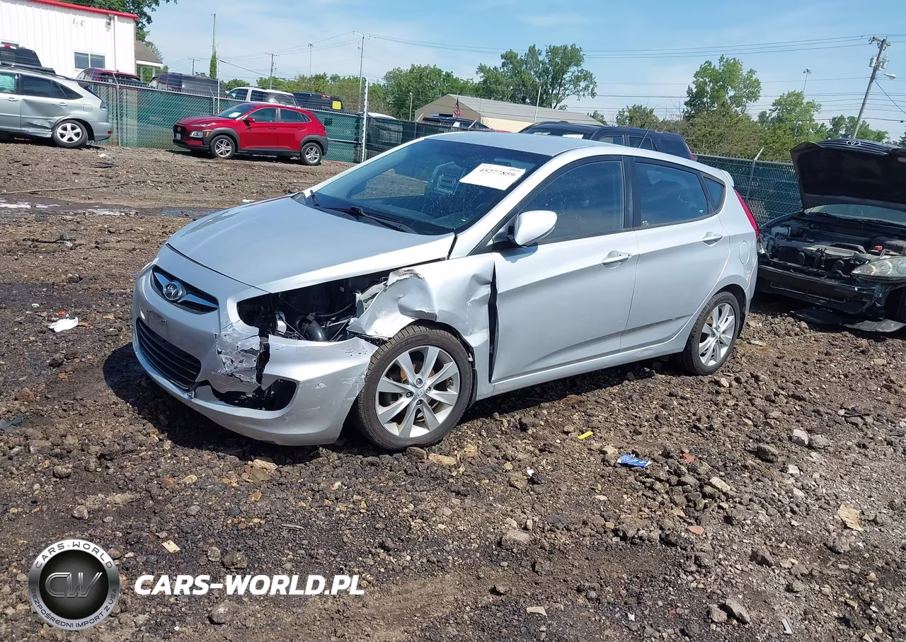2014 Hyundai Accent Se VIN:KMHCU5AE1EU190489 - 2