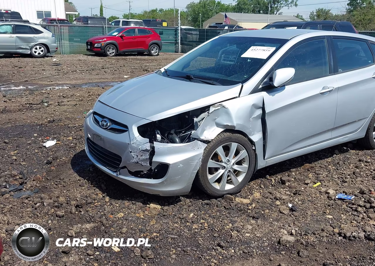 2014 Hyundai Accent Se VIN:KMHCU5AE1EU190489 - 6
