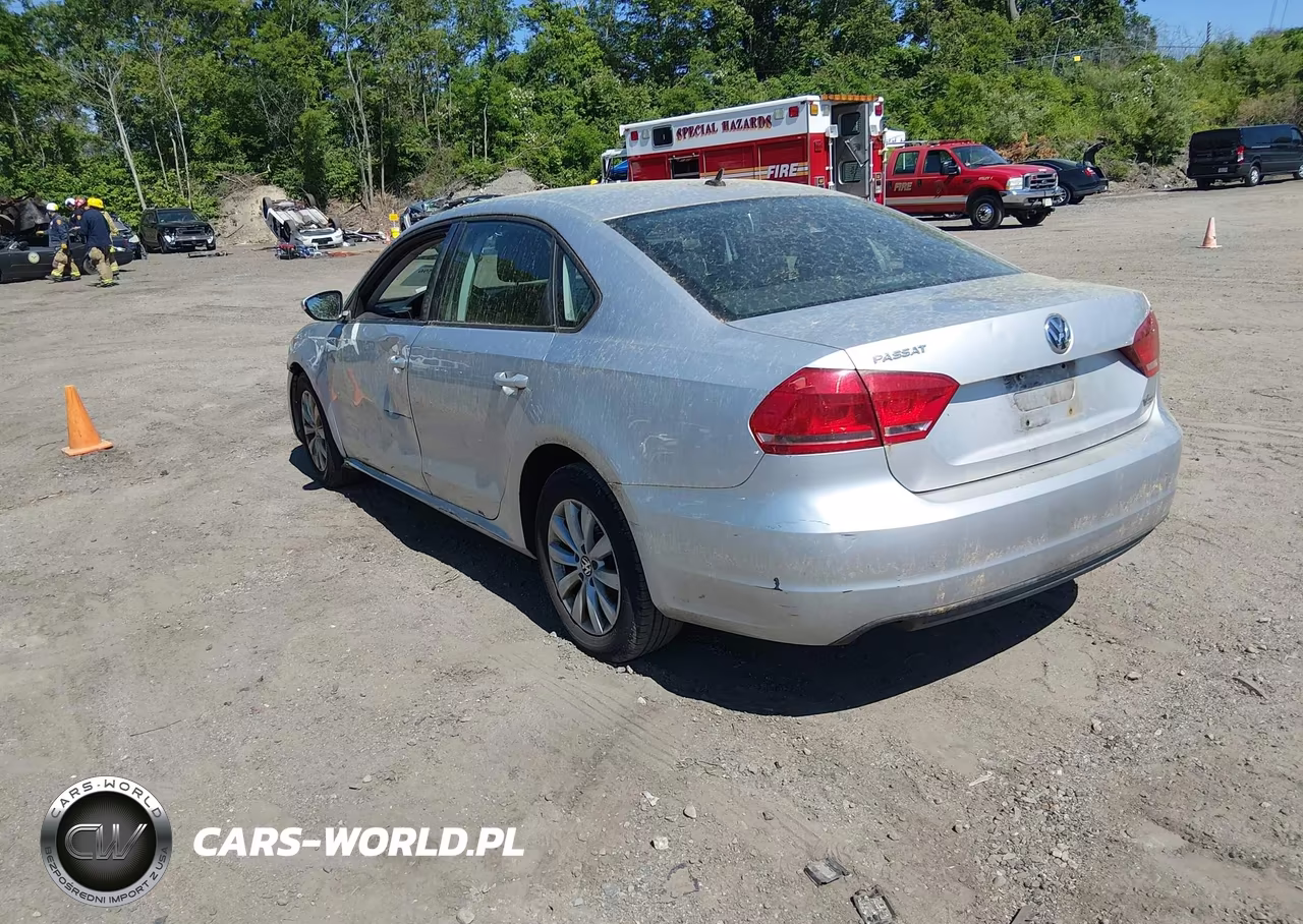 2012 Volkswagen Passat S VIN:1VWAP7A31CC065294 - 3