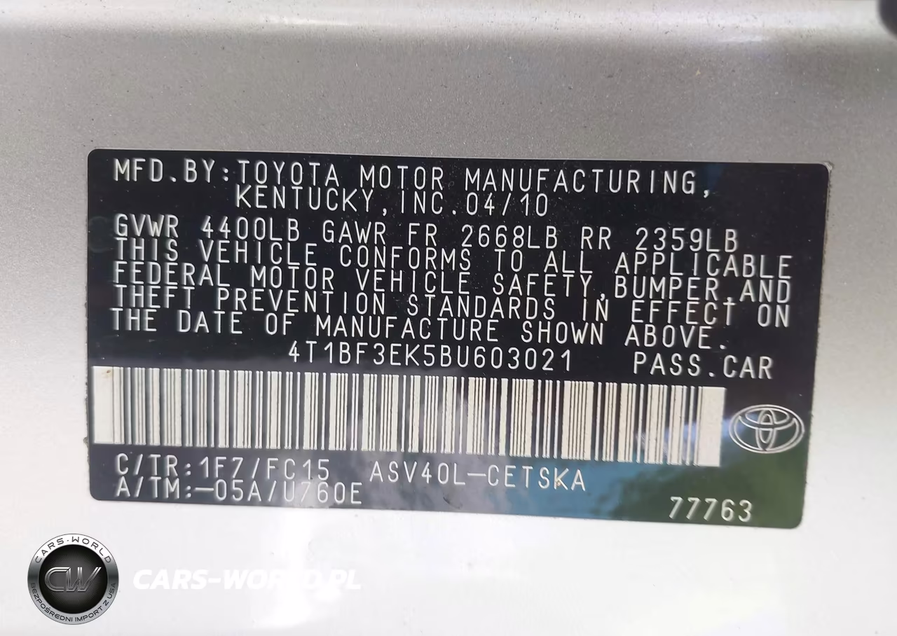 2011 Toyota Camry Se VIN:4T1BF3EK5BU603021 - 9