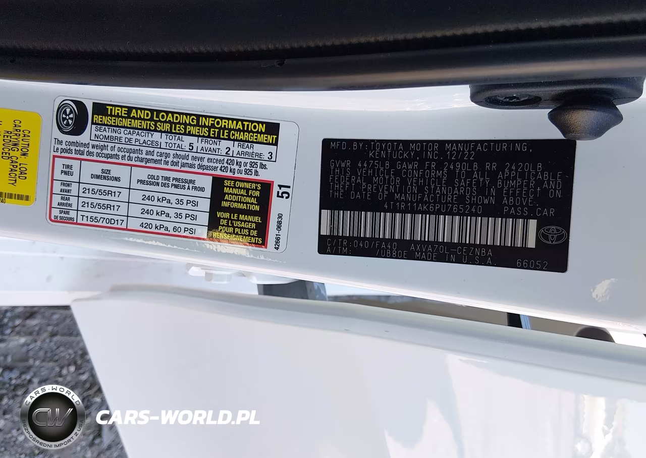 2023 Toyota Camry Le VIN:4T1R11AK6PU765240 - 9