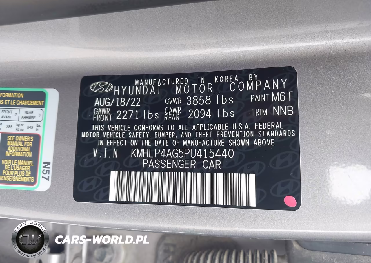2023 Hyundai Elantra Limited VIN:KMHLP4AG5PU415440 - 9