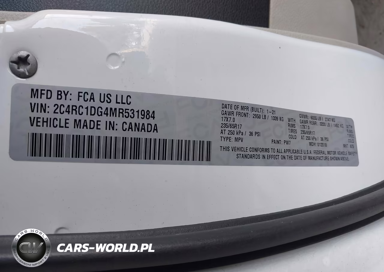 2021 Chrysler Voyager Lxi VIN:2C4RC1DG4MR531984 - 9