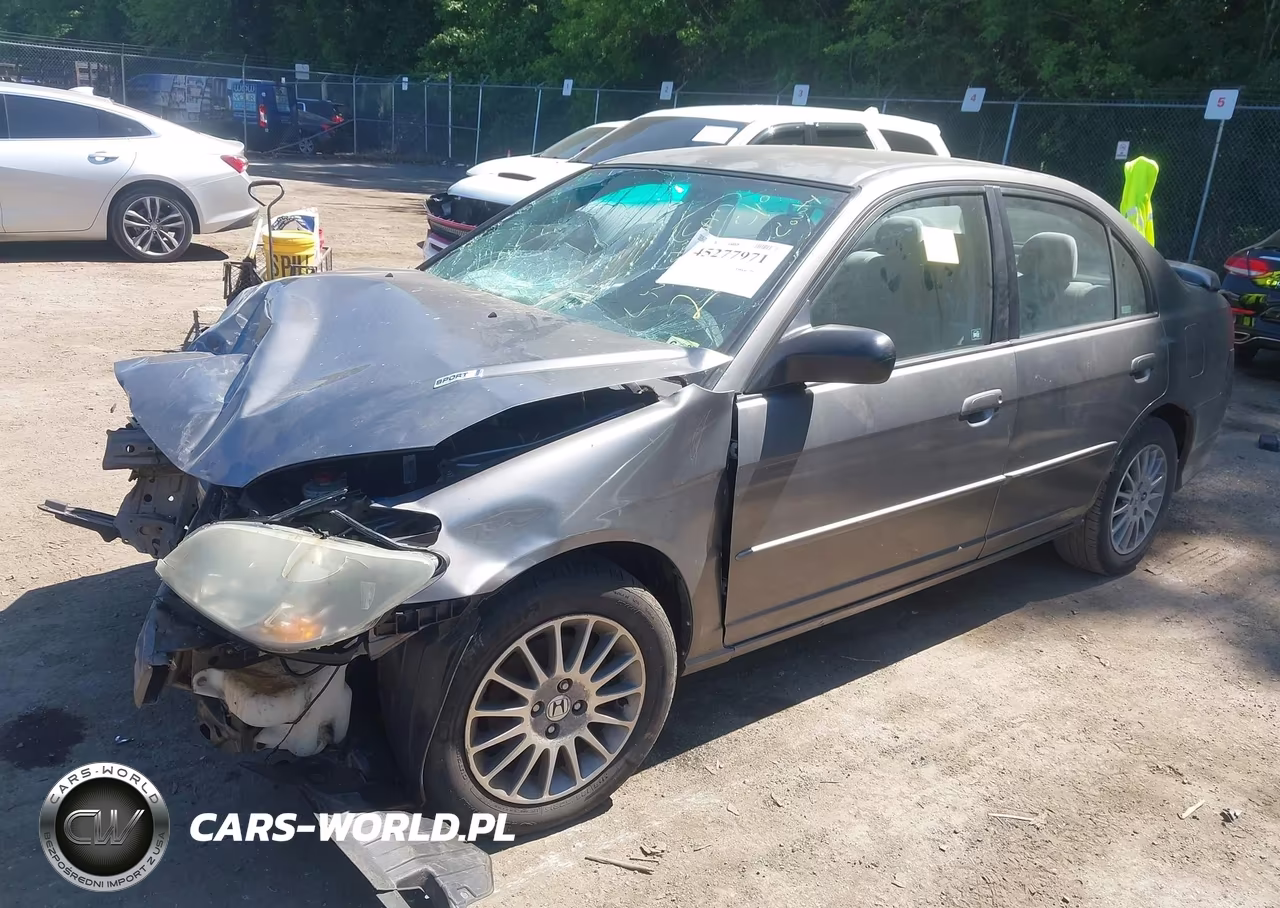 2005 Honda Civic Lx VIN:2HGES15585H622845 - 2