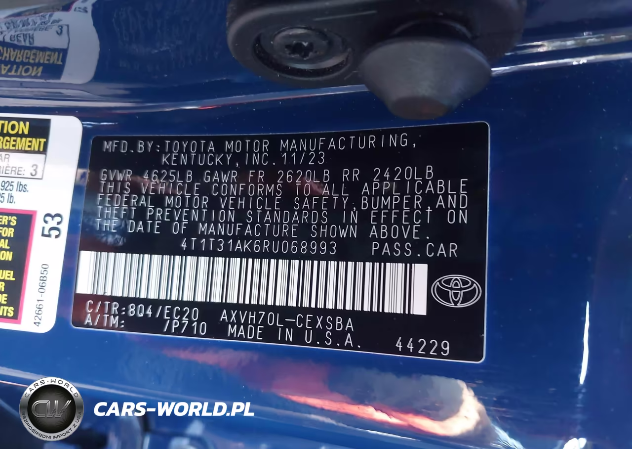 2024 Toyota Camry Hybrid Se Nightshade VIN:4T1T31AK6RU068993 - 9