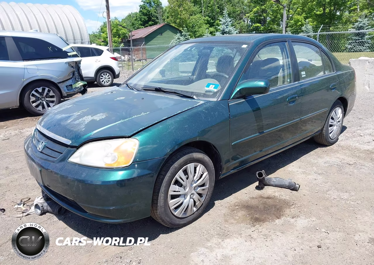 2001 Honda Civic Ex VIN:2HGES26781H598420 - 2