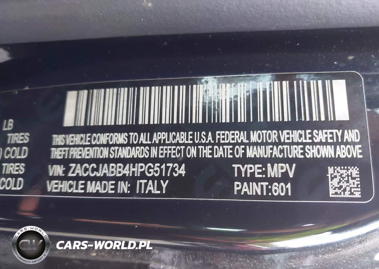 2017 Jeep Renegade Latitude Fwd VIN:ZACCJABB4HPG51734 - 9