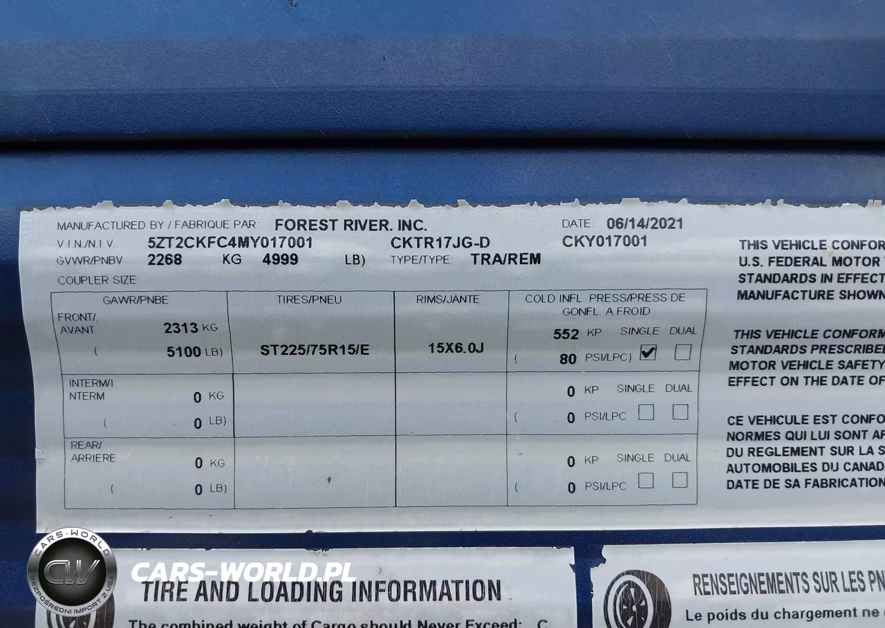 2021 Forest River Other VIN:5ZT2CKFC4MY017001 - 9