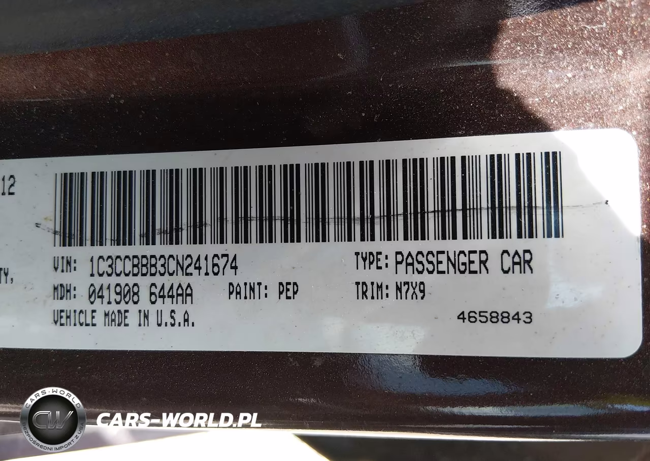 2012 Chrysler 200 Touring VIN:1C3CCBBB3CN241674 - 9