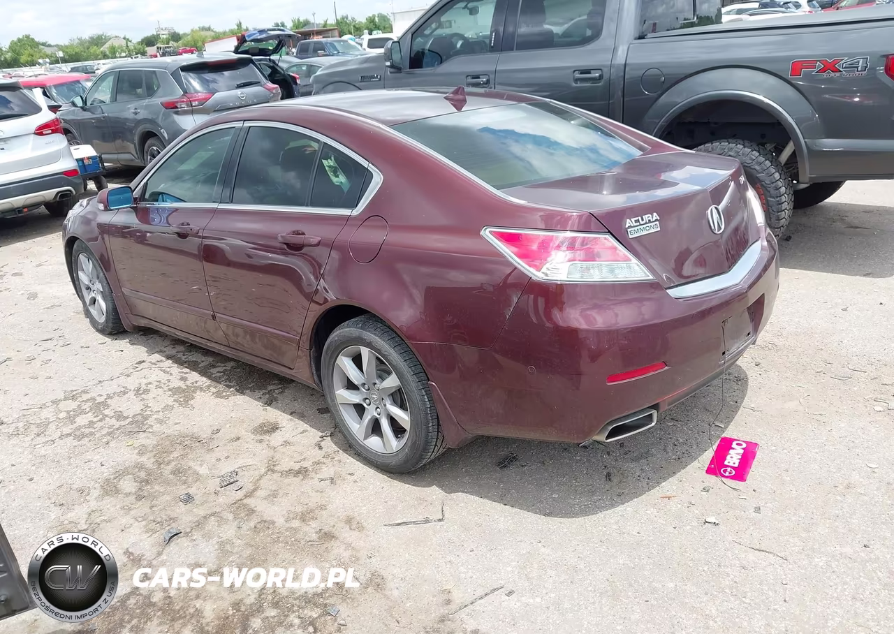 2012 Acura Tl 3.5 VIN:19UUA8F20CA016236 - 3
