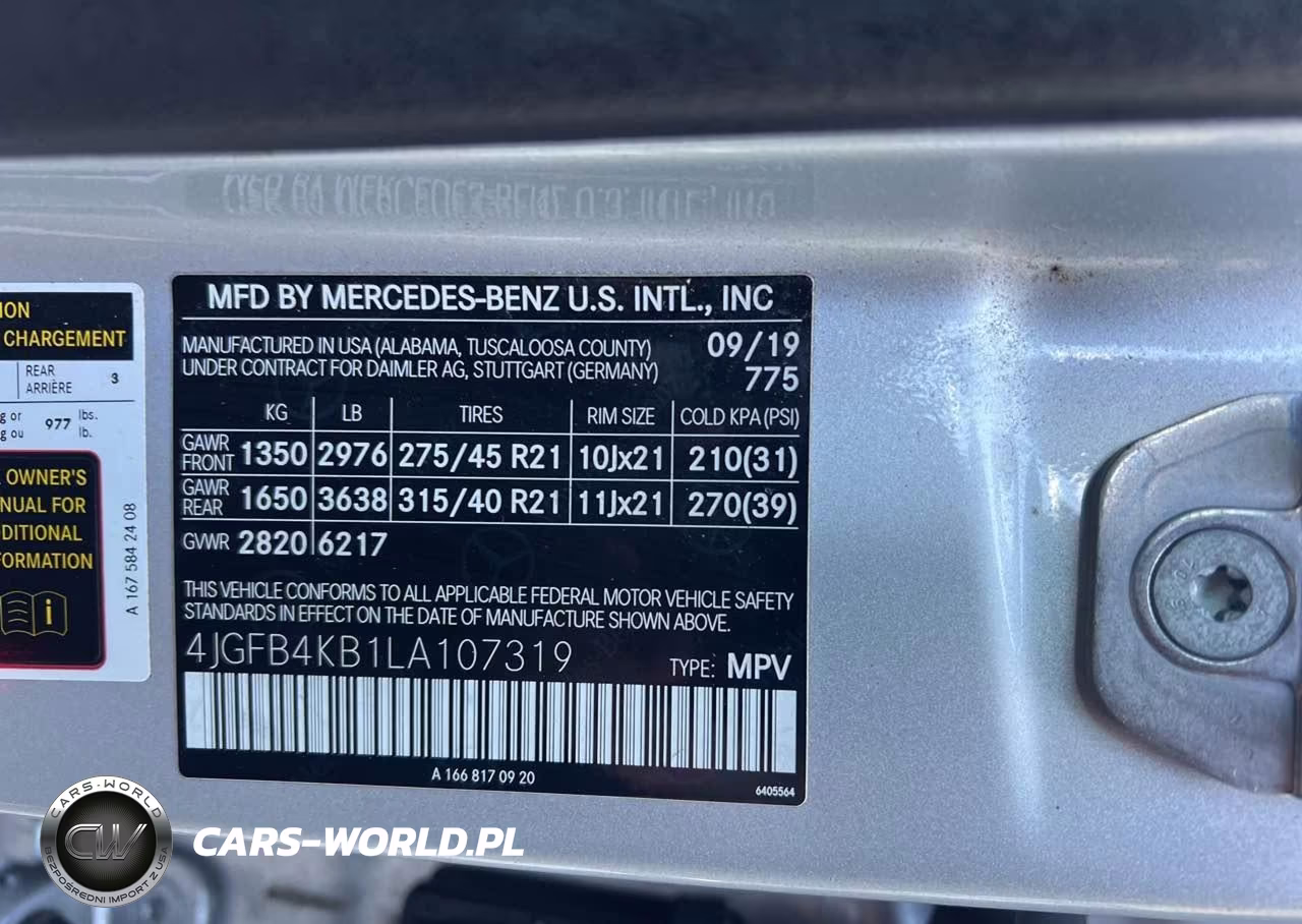 2020 Mercedes-Benz Gle 350 4Matic VIN:4JGFB4KB1LA107319 - 9