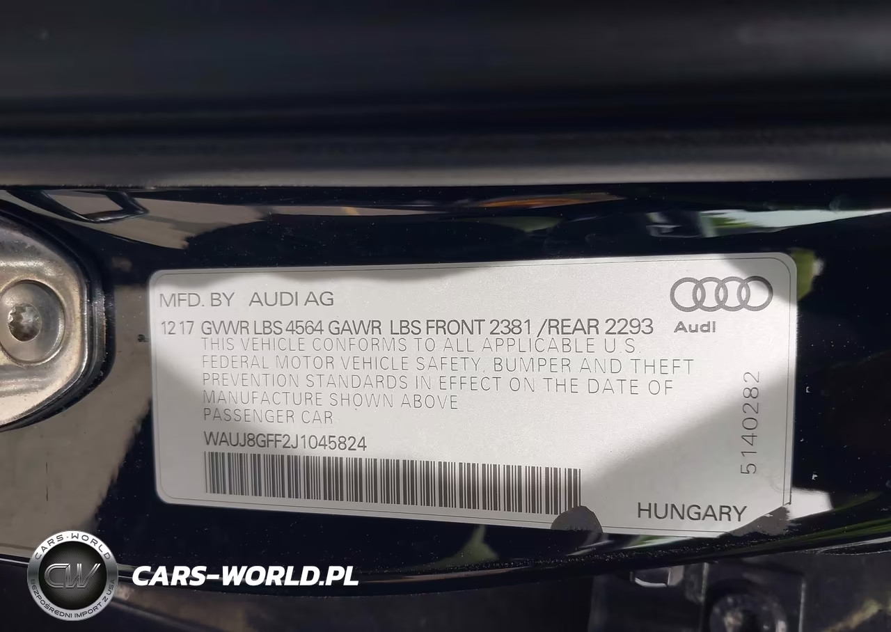 2018 Audi A3 2.0T Premium-2.0T Tech Premium VIN:WAUJ8GFF2J1045824 - 9