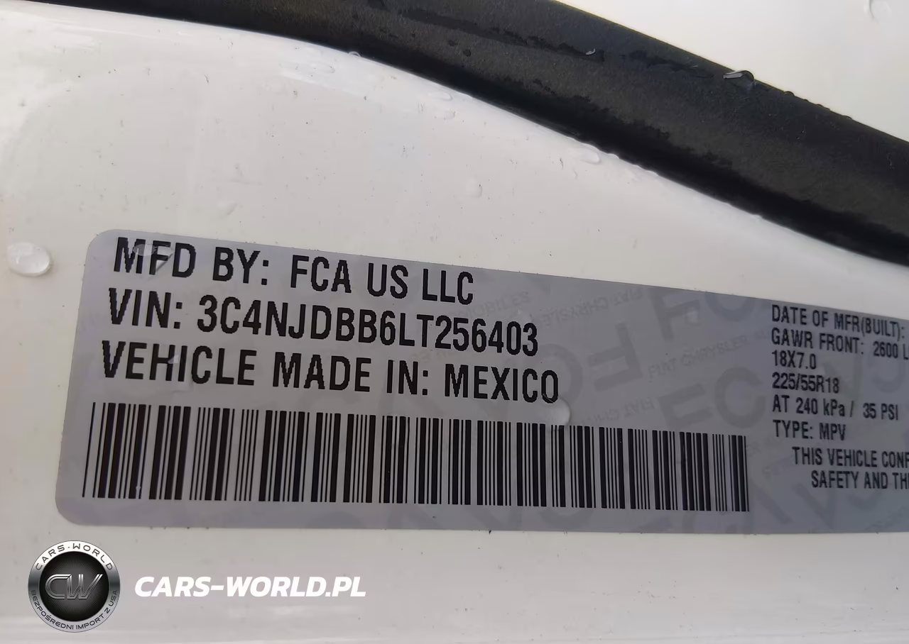 2020 Jeep Compass Altitude 4X4 VIN:3C4NJDBB6LT256403 - 9