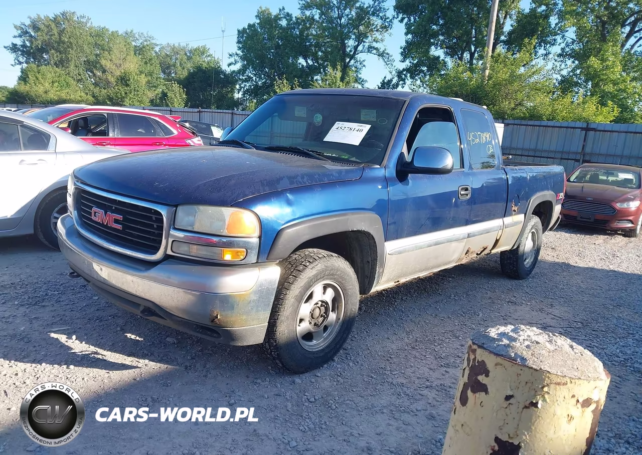 2002 GMC Sierra 1500 Sle VIN:2GTEK19T821339020 - 2