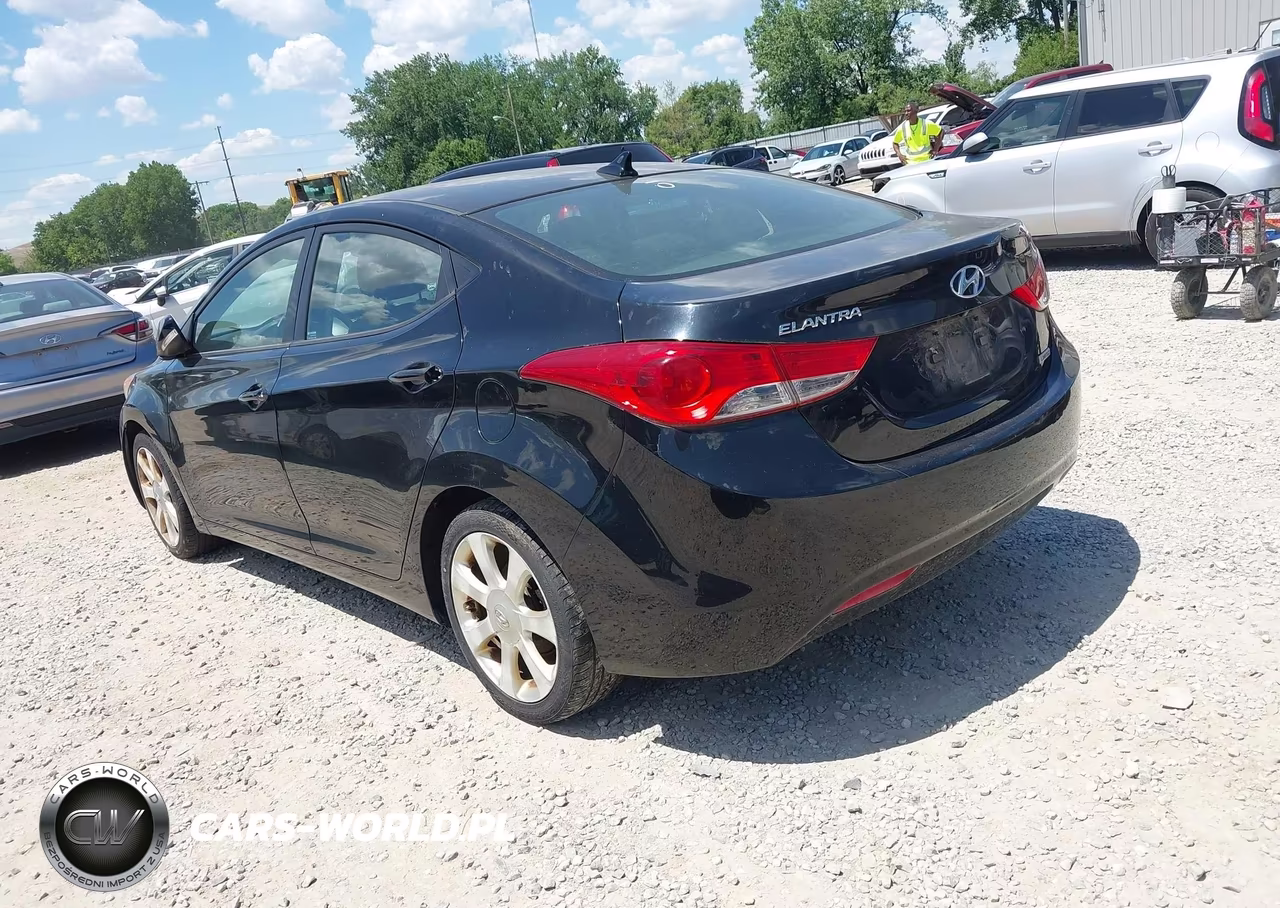 2012 Hyundai Elantra Limited VIN:5NPDH4AE6CH142369 - 3