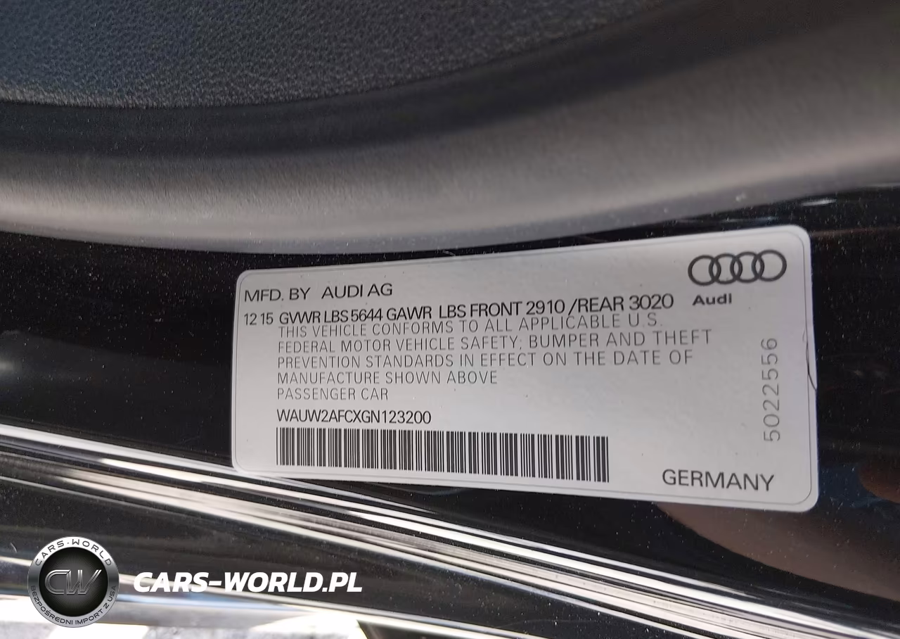 2016 Audi S7 4.0T VIN:WAUW2AFCXGN123200 - 9