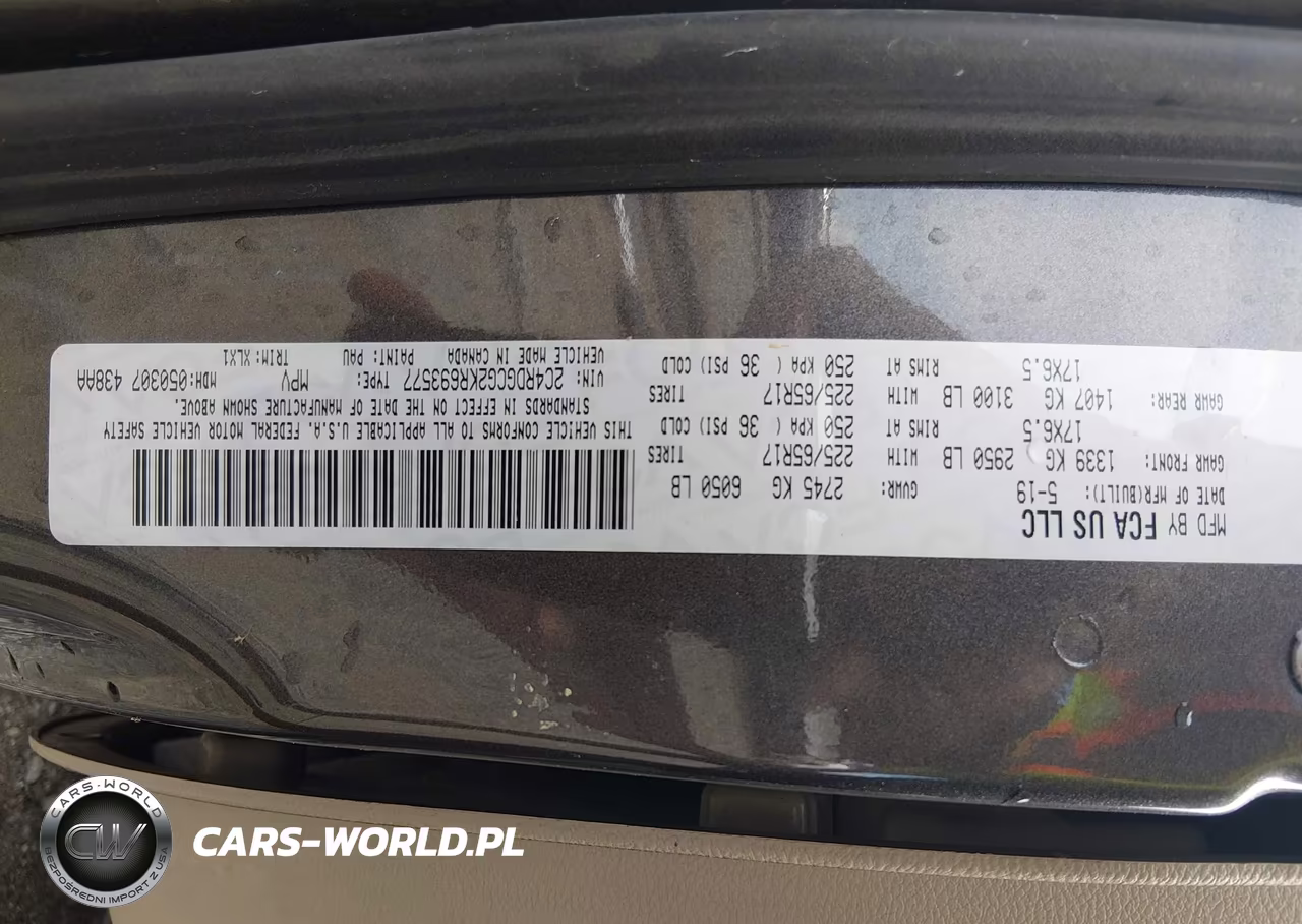 2019 Dodge Grand Caravan Sxt VIN:2C4RDGCG2KR693577 - 9
