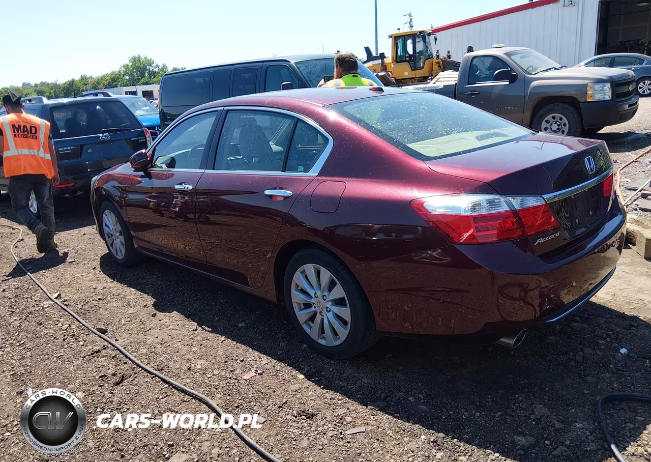 2014 Honda Accord Ex-L V-6 VIN:1HGCR3F82EA030444 - 3