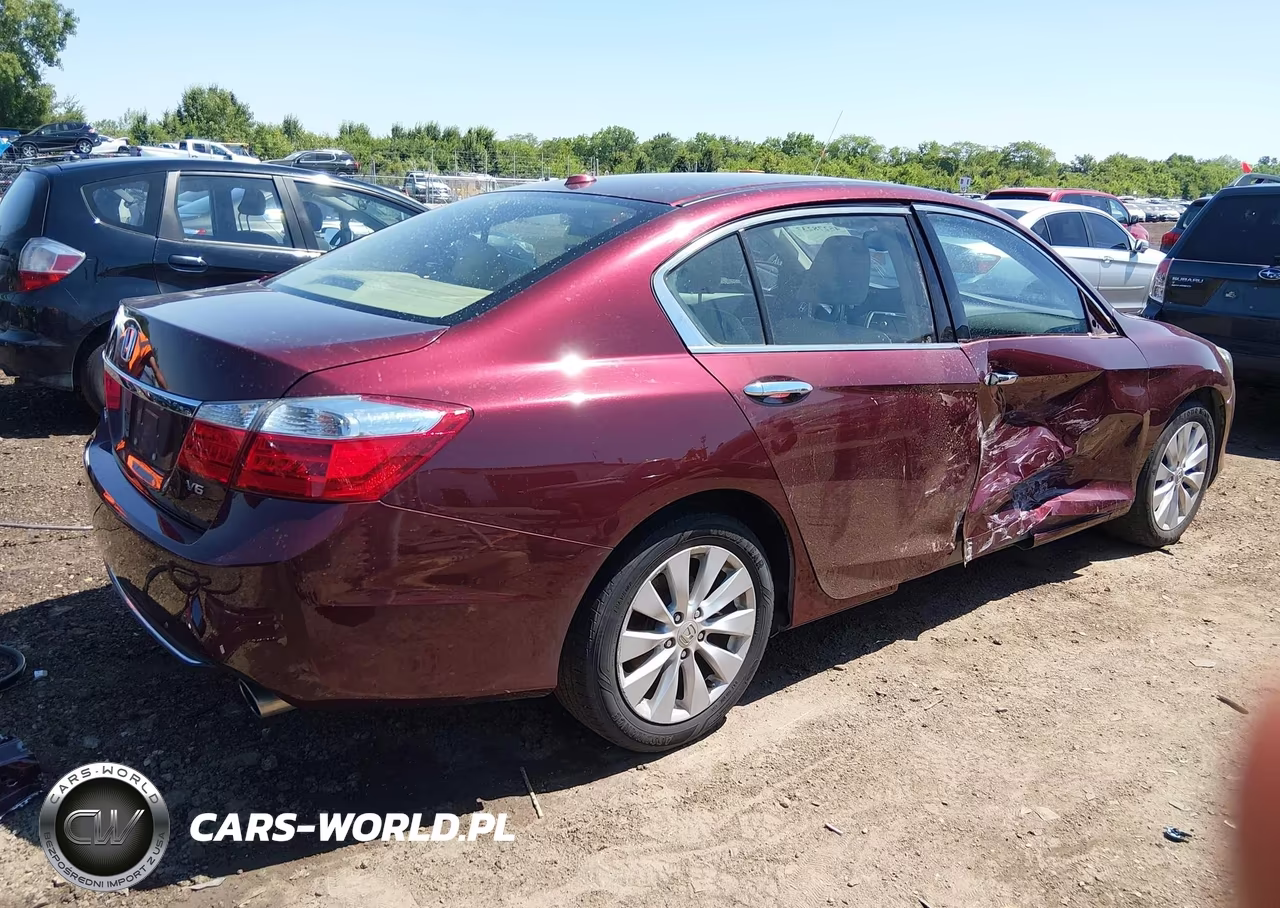 2014 Honda Accord Ex-L V-6 VIN:1HGCR3F82EA030444 - 4