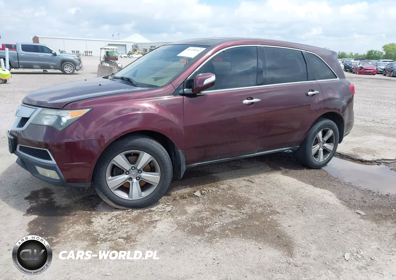 2013 Acura Mdx VIN:2HNYD2H21DH503492 - 2