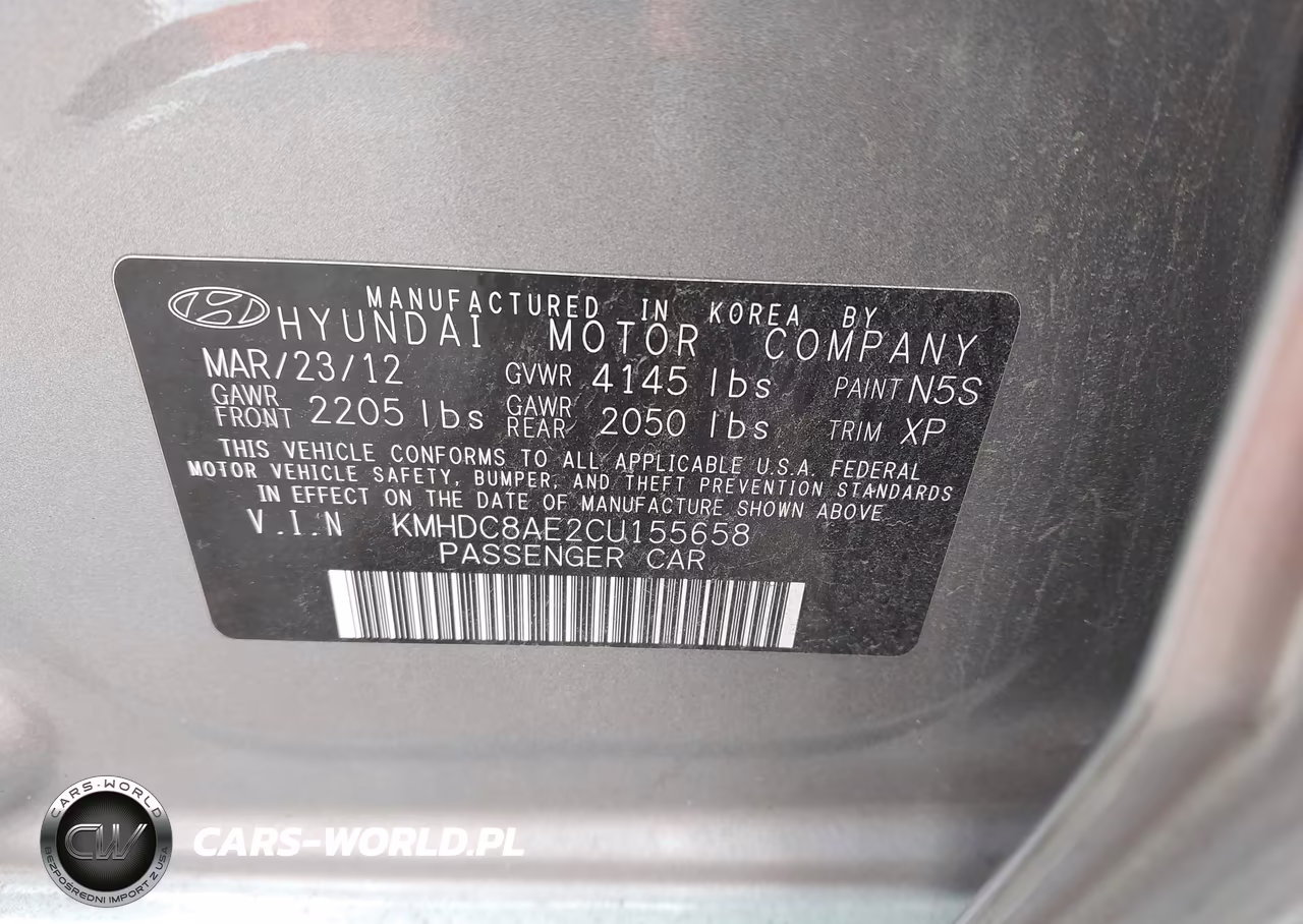 2012 Hyundai Elantra Touring Gls VIN:KMHDC8AE2CU155658 - 9