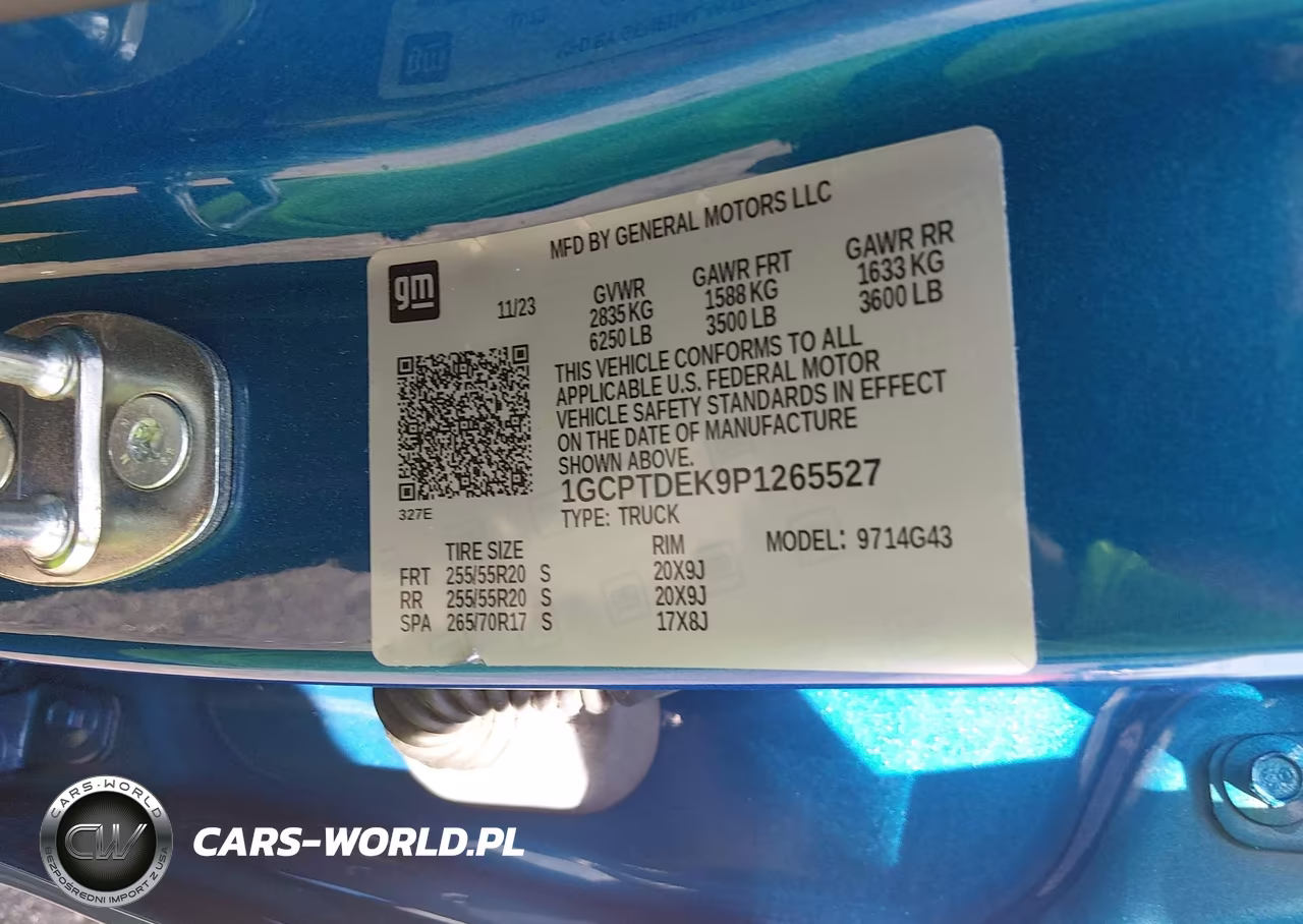 2023 Chevrolet Colorado 4Wd Short Box Z71 VIN:1GCPTDEK9P1265527 - 9