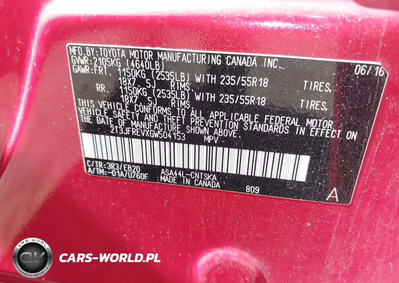 2016 Toyota Rav4 Se VIN:2T3JFREVXGW504153 - 9