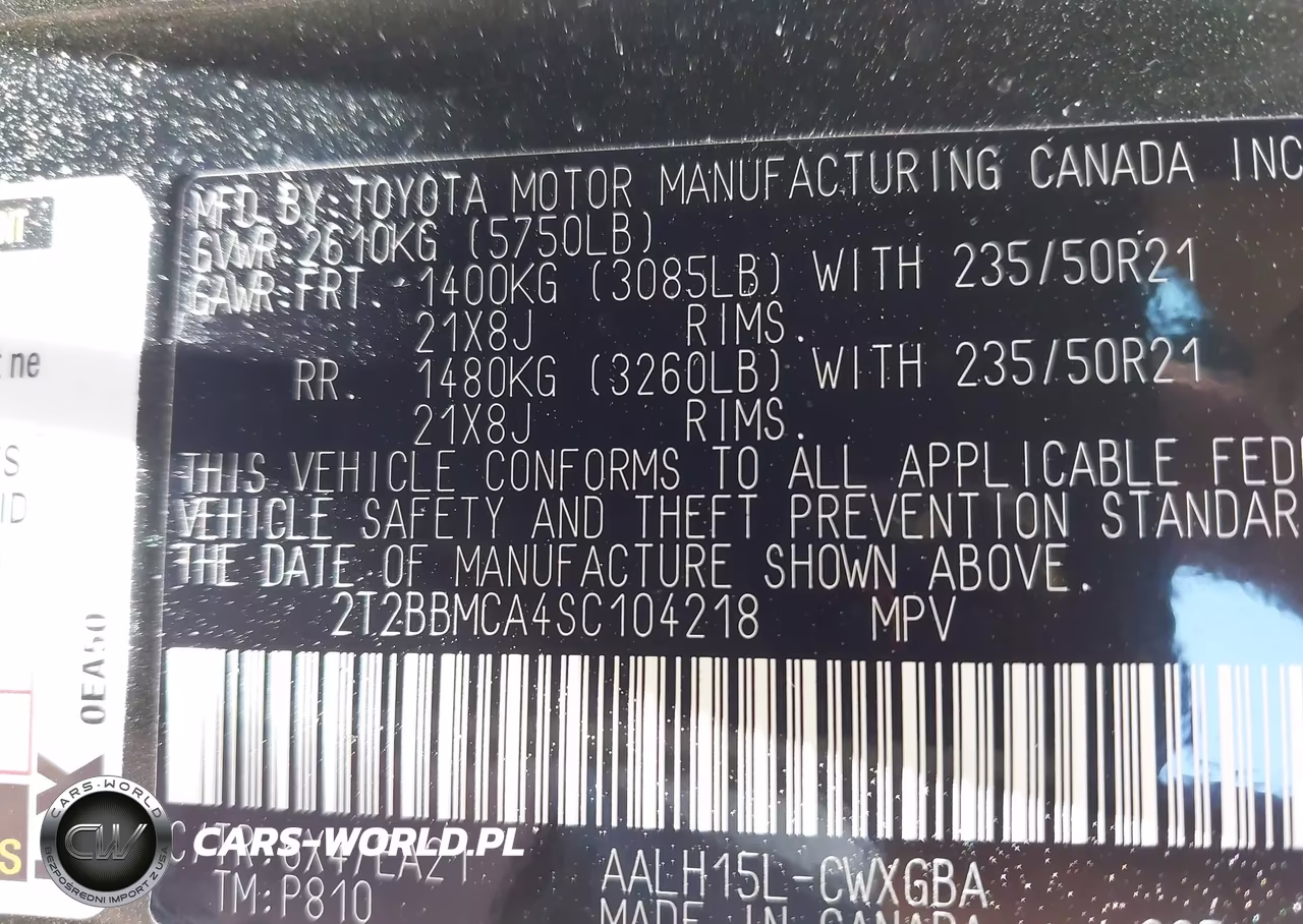 2025 Lexus Rx 350H Premium VIN:2T2BBMCA4SC104218 - 9