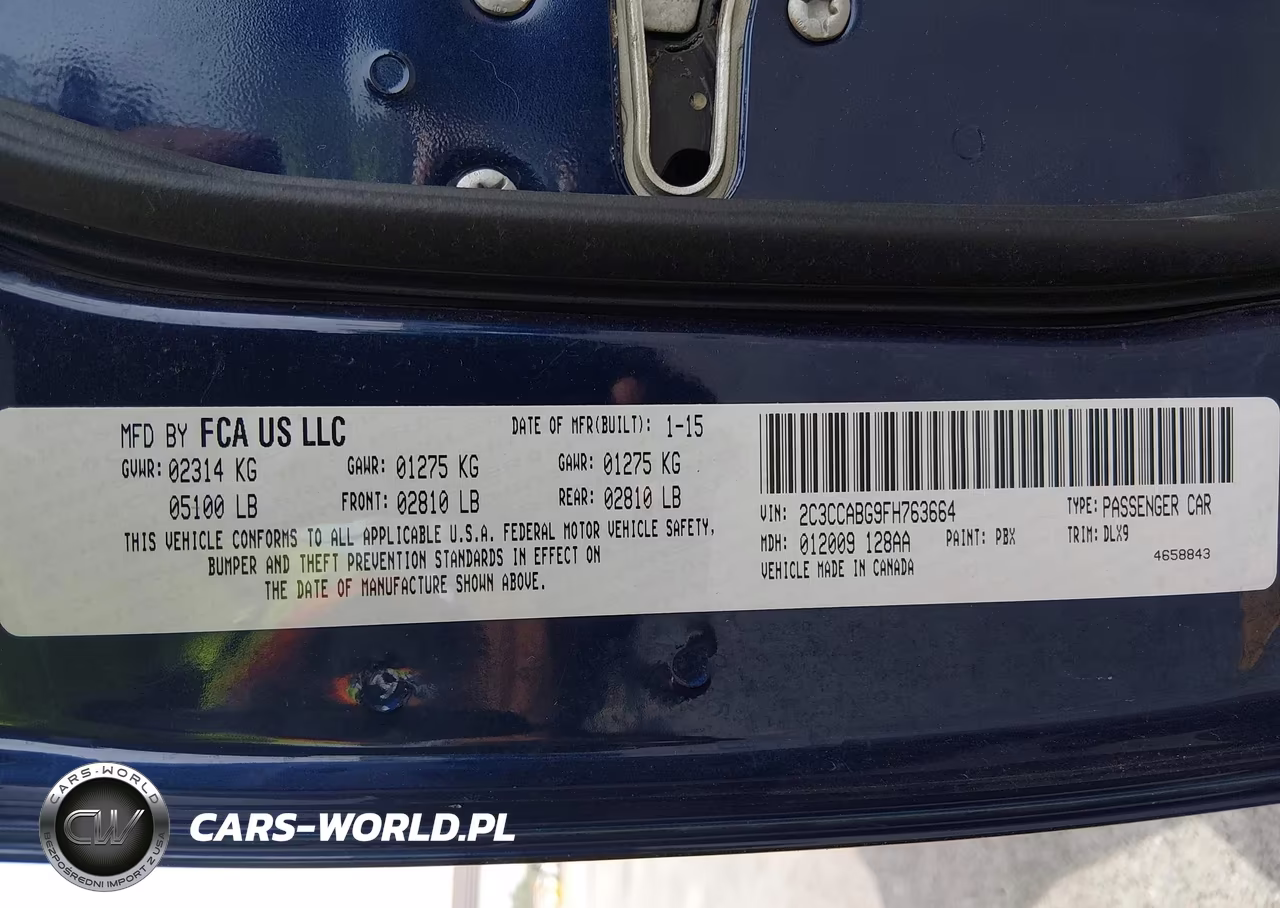 2015 Chrysler 300 300S VIN:2C3CCABG9FH763664 - 9