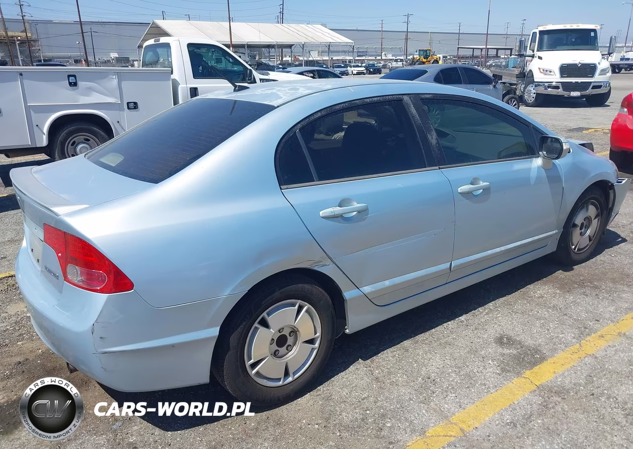 2007 Honda Civic Hybrid VIN:JHMFA36267S005735 - 4