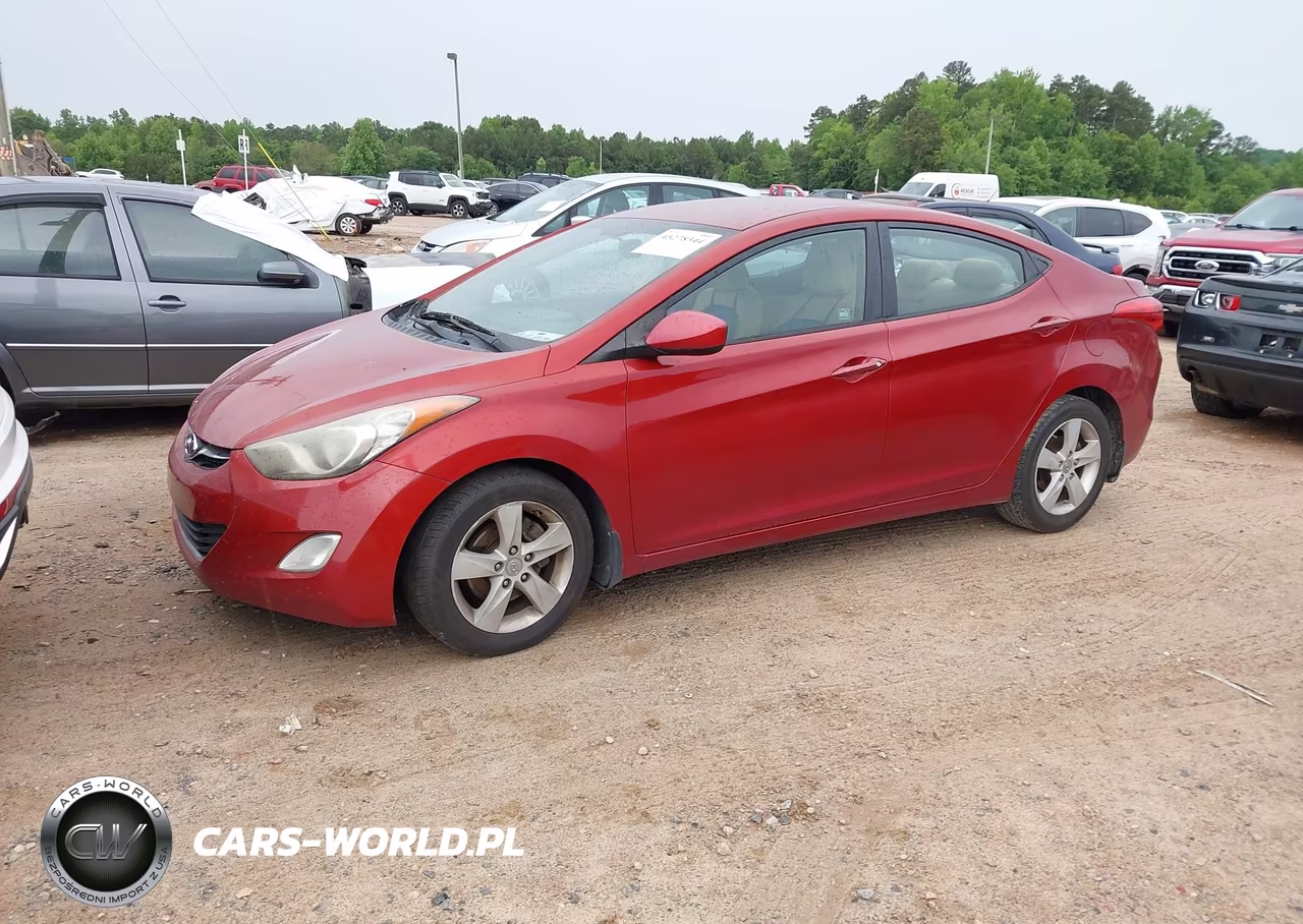 2012 Hyundai Elantra Gls (Ulsan Plant) VIN:KMHDH4AE7CU355980 - 2