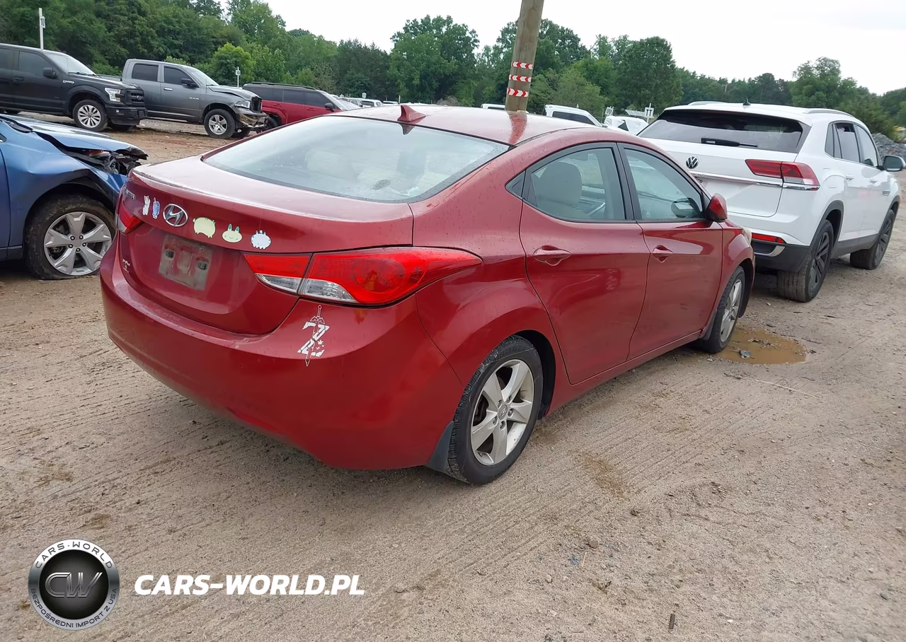 2012 Hyundai Elantra Gls (Ulsan Plant) VIN:KMHDH4AE7CU355980 - 4