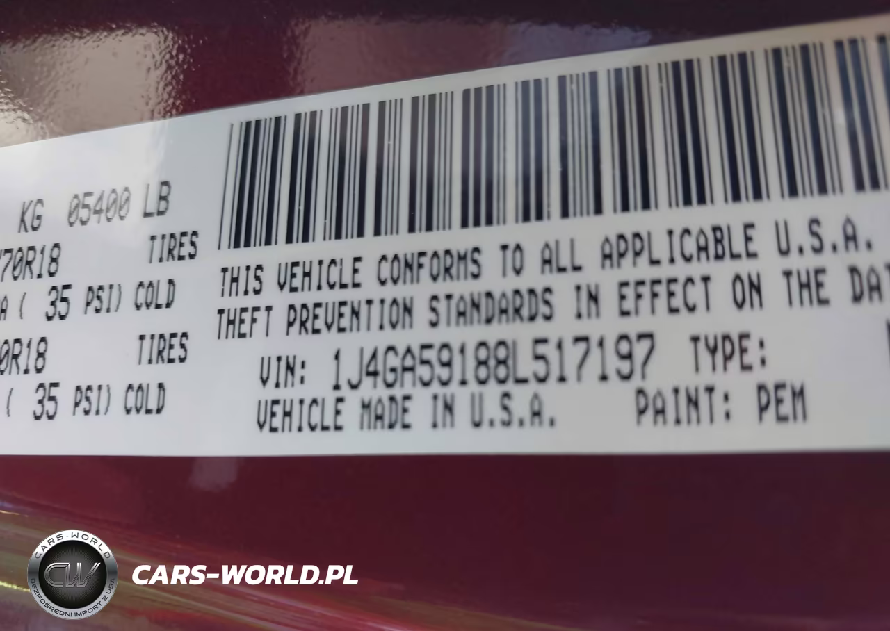 2008 Jeep Wrangler Unlimited Sahara VIN:1J4GA59188L517197 - 9