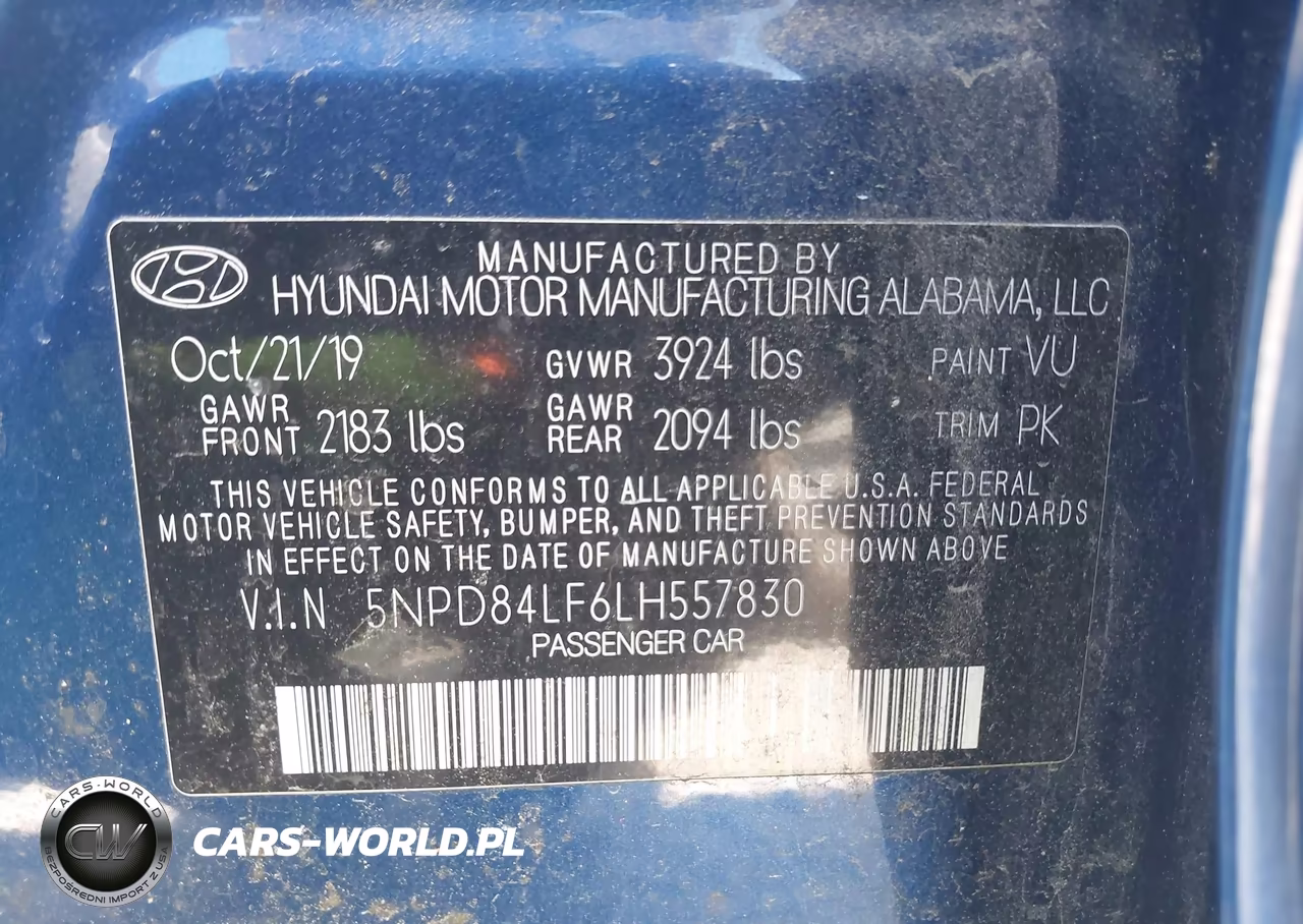 2020 Hyundai Elantra Sel VIN:5NPD84LF6LH557830 - 9