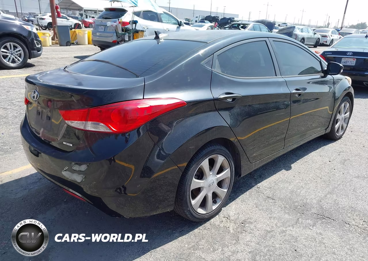 2011 Hyundai Elantra Limited VIN:5NPDH4AE9BH052969 - 4
