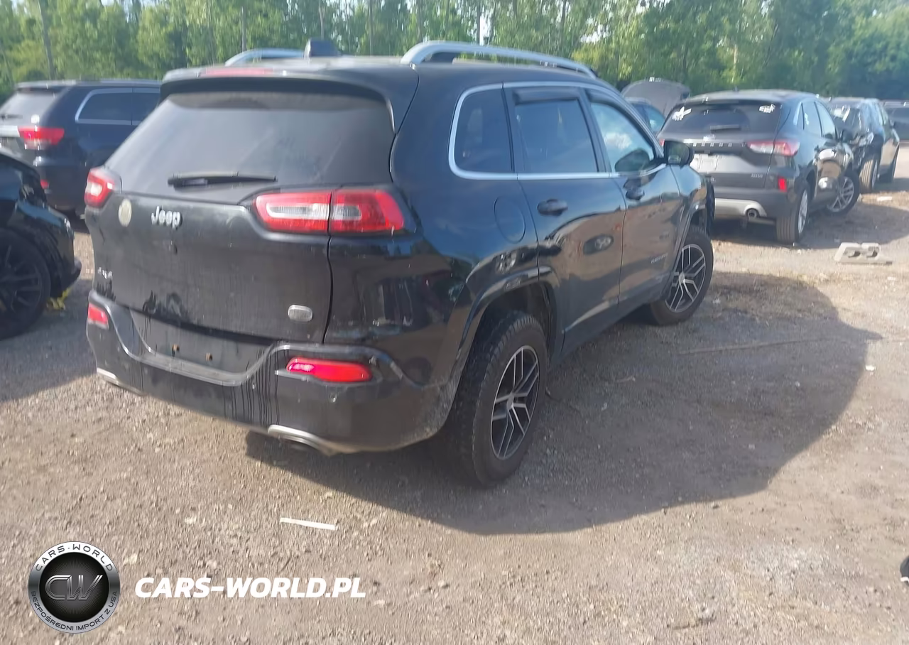 2017 Jeep Cherokee Overland 4X4 VIN:1C4PJMJS3HW574975 - 4