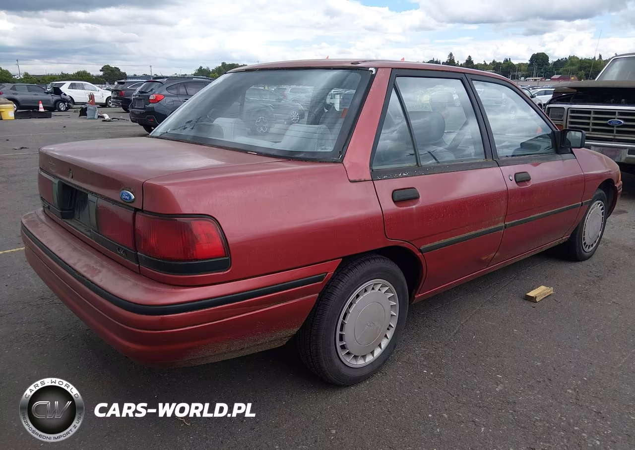 1993 Ford Escort Lx VIN:3FAPP13J7PR164785 - 4